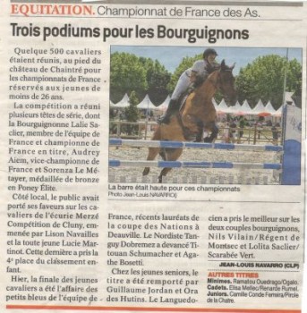 Article J&L Championnat As